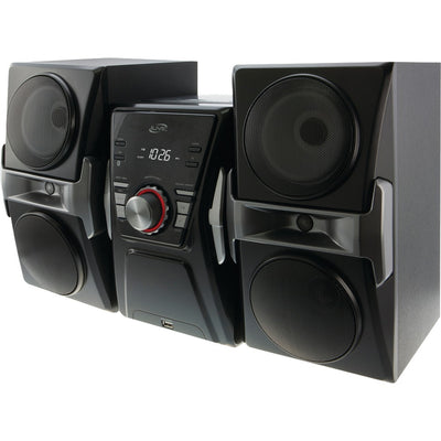 iLive IHB624B Bluetooth(R) Home Music System with FM Tuner & LED Lights