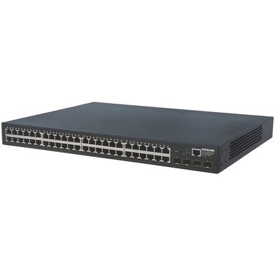 Intellinet Network Solutions(R) 561334 48-Port Gigabit Ethernet Web-Managed Switch with 4 SFP Ports