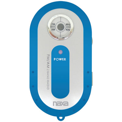 Naxa(R) NR720BL AM/FM Mini Pocket Radio (Blue)