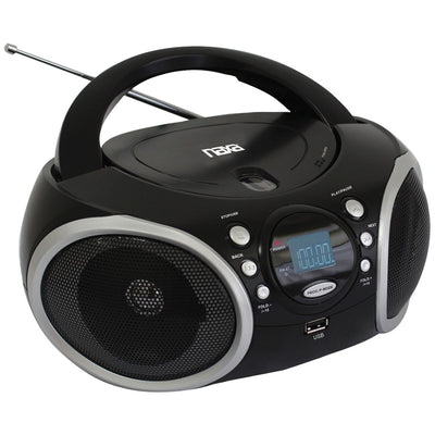 Naxa(R) NPB-276 Portable MP3/CD Player with AM/FM Analog Radio & USB Input