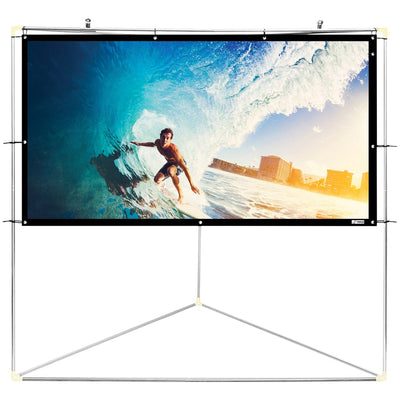 Pyle Home(R) PRJTPOTS71 Portable Outdoor Projection Screen (72"")