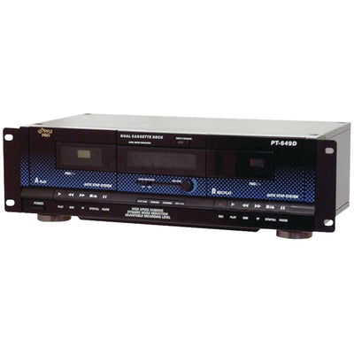 Pyle(R) PT649D Dual Cassette Deck