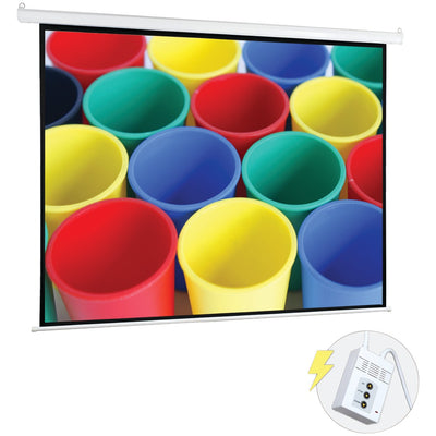 Pyle(R) PRJELMT106 Motorized Projector Screen (100"")