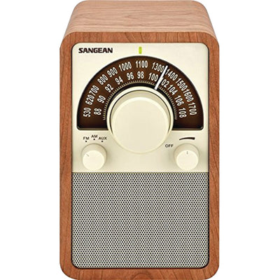 Sangean WR-15WL AM/FM Tabletop Radio (Walnut)