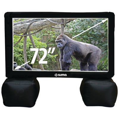 Sima(R) SI-6 72"" Indoor/Outdoor Inflatable Screen