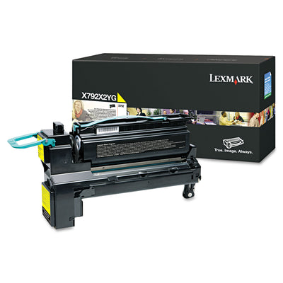 X792x2yg Extra High-Yield Toner, 20,000 Page-Yield, Yellow