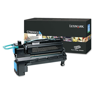 C792x2cg Extra High-Yield Toner, 20,000 Page-Yield, Cyan