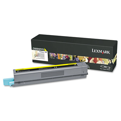 C925h2yg High-Yield Toner, 7,500 Page-Yield, Yellow