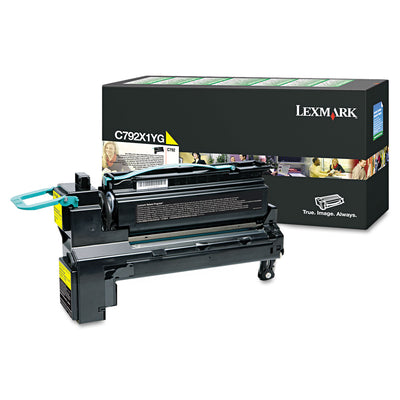 C792x1yg Extra High-Yield Toner, 20,000 Page-Yield, Yellow