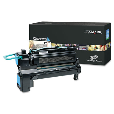 X792x2cg Extra High-Yield Toner, 20,000 Page-Yield, Cyan