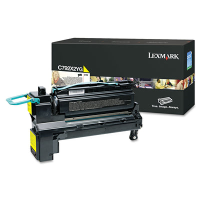 C792x2yg Extra High-Yield Toner, 20,000 Page-Yield, Yellow