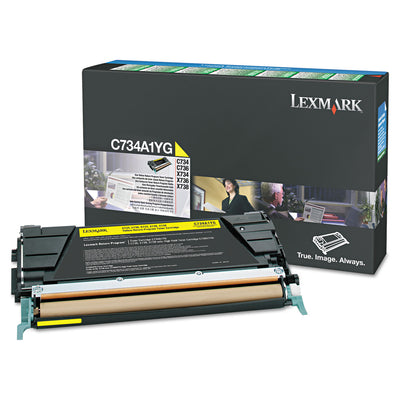 C748h1yg High-Yield Toner, 10000 Page-Yield, Yellow