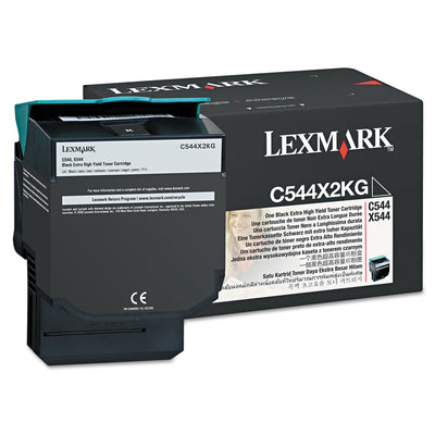 C544x2kg Extra High-Yield Toner, 6,000 Page Yield, Black
