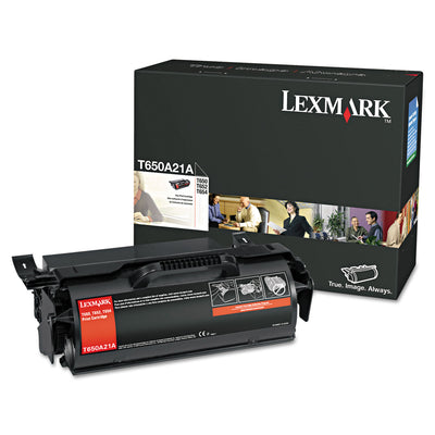 T650a21a Toner, 7,000 Page-Yield, Black