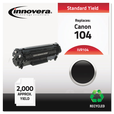 Remanufactured 0263b001aa (104) Toner, Black