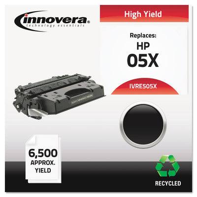 Remanufactured Ce505x (05x) High-Yield Toner, Black