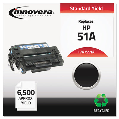 Remanufactured Q7551a (51a) Toner, Black