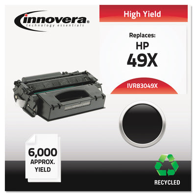 Remanufactured Q5949x (49x) High-Yield Toner, Black