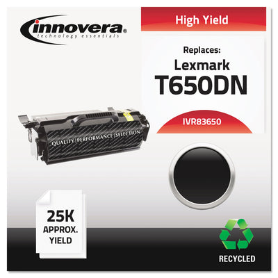 Remanufactured T650h21a (t650) Toner, Black