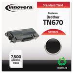 Remanufactured Tn670 High-Yield Toner, Black