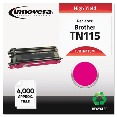 Remanufactured Tn115m High-Yield Toner, Magenta