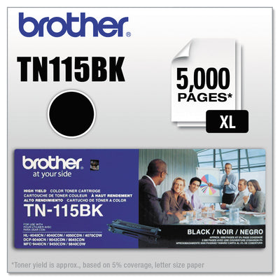 Tn115bk High-Yield Toner, Black