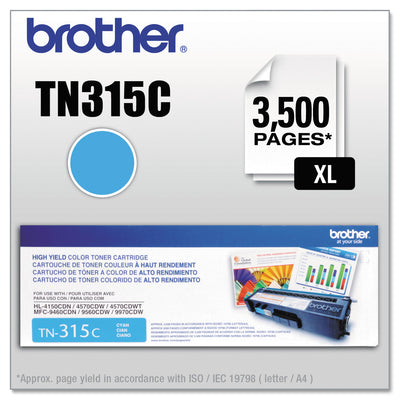 Tn315c High-Yield Toner, Cyan
