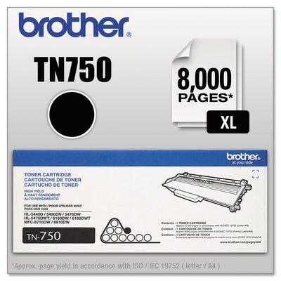 Tn750 High-Yield Toner, Black