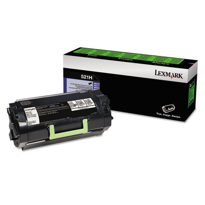52d1h00 (lex-521h) High-Yield Toner, Black
