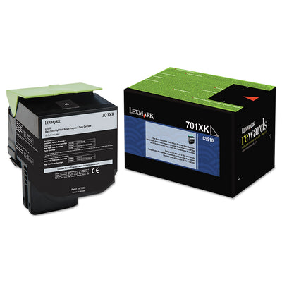 70c1xko (lex-701xk) Extra High-Yield Toner, 8000 Page-Yield, Black