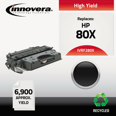Remanufactured Cf280x (80x) High-Yield Toner, Black
