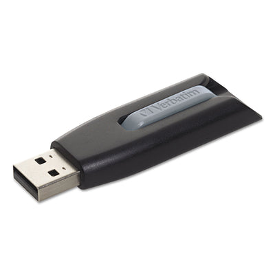 Store 'n' Go V3 Usb 3.0 Drive, 128gb, Black/gray
