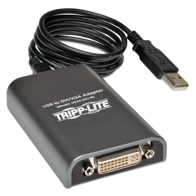 Usb Display Adapter, 4 In, Black