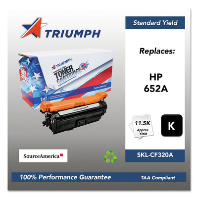 751000nsh1598 Remanufactured Cf320a (652a) Toner, Black