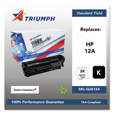 751000nsh0171 Remanufactured Q2612a (12a) Toner, Black