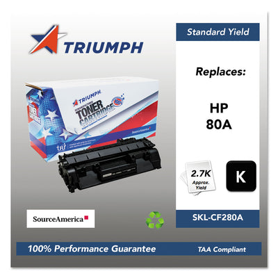 751000nsh1318 Remanufactured Cf280a (80a) Toner, Black