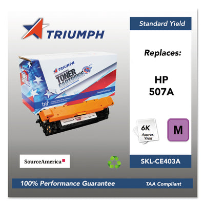 751000nsh1282 Remanufactured Ce403a (507a) Toner, Magenta