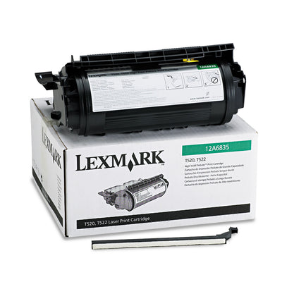 12a6835 High-Yield Toner, 20000 Page-Yield, Black