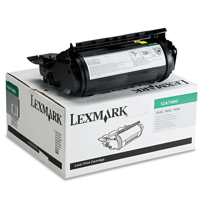12a7460 Toner, 5000 Page-Yield, Black