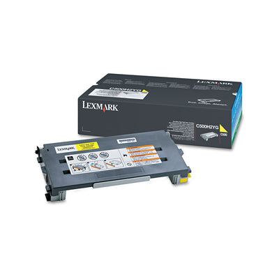 C500h2yg Toner, 3000 Page-Yield, Yellow