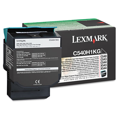 C540h1kg High-Yield Toner, 2500 Page-Yield, Black