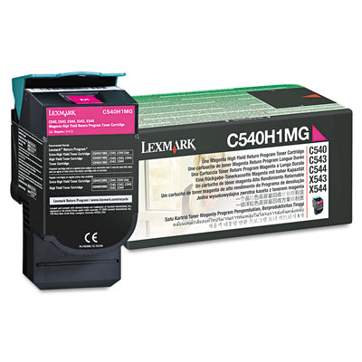 C540h1mg High-Yield Toner, 2000 Page-Yield, Magenta