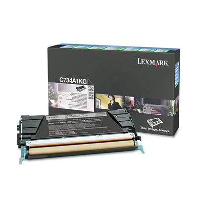 C734a1kg Toner, Return Program, 8000 Page-Yield, Black
