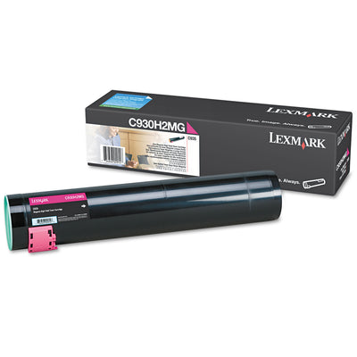 C930h2mg High-Yield Toner, 24000 Page-Yield, Magenta