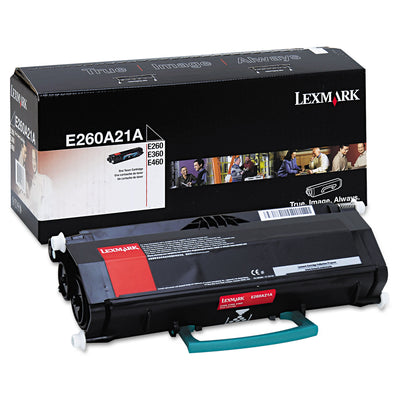 E260a21a Toner, 3500 Page-Yield, Black