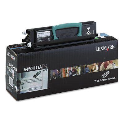 E450h11a Toner, 11000 Page-Yield, Black
