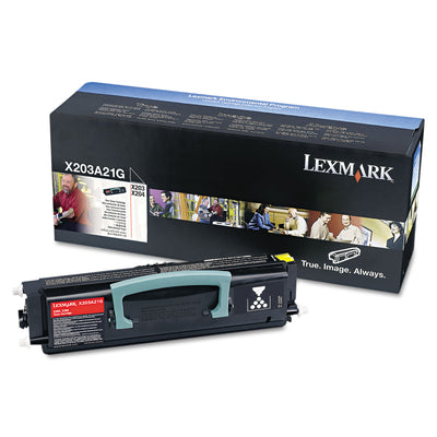 X203a11g Toner, 2500 Page-Yield, Black
