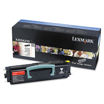 X203a21g Toner, 2500 Page-Yield, Black