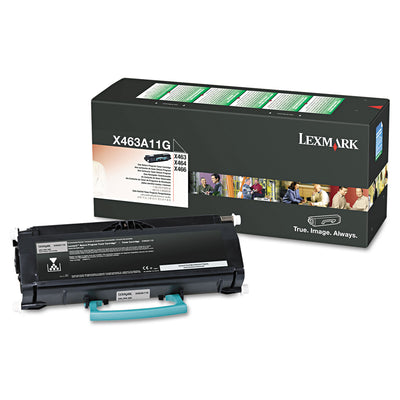 X463a11g Toner, 3500 Page-Yield, Black