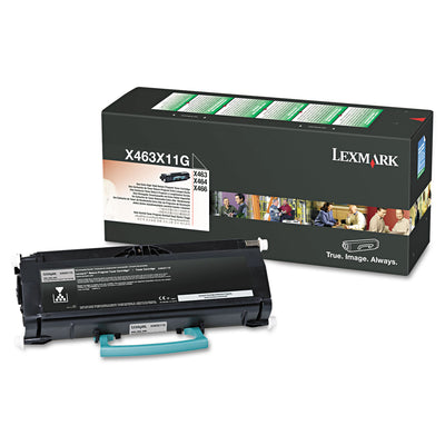 X463x11g Extra High-Yield Toner, 15000 Page-Yield, Black